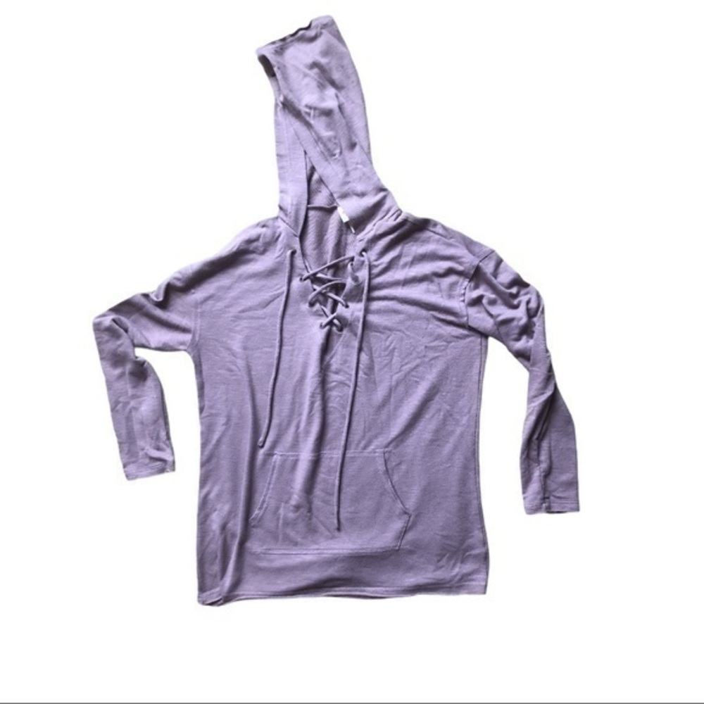 Mossimo size medium Lavender hoodie V-neck